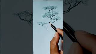 draw a nice ornamental treedrawing viralvideo shortsvideo [upl. by Oriole]