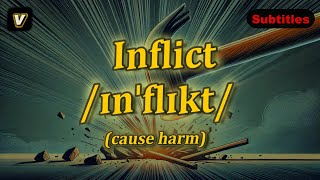 v Inflict meaning cause harm with 5 examples [upl. by Nnorahs49]