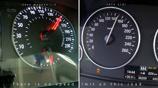 RENAULT MEGANE 13 Tce vs BMW 316i F30  Acceleration Test [upl. by Olga]