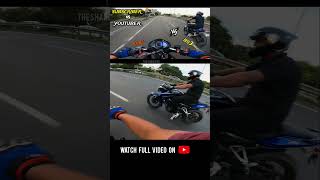 Ns200 Bs6 Vs Ns200 Bs3 ⚡ Subscriber Vs Me 💔🔥ns200 motovlog modified exhust gopro rider [upl. by Llerrem]