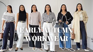 WORKWEAR OUTFIT IDEAS FOR AUTUMN  MINIMAL AND CHIC OFFICE OUTFITS 10 OFFICE LOOKS [upl. by Legnaros]