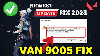 Fix VAN 9005 This version of vanguard requires TPM version 20 and UEFI complaint firmware [upl. by Anirat]