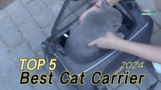 TOP 5 Best Cat Carrier 2024 [upl. by Ainehs760]