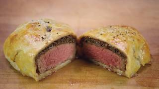 Grass Fed Gluten Free Beef Wellington with Bacon Jam ButcherBox Filet Mignon  Sear Roast [upl. by Repsaj1]