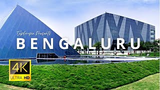 Bengaluru Bangalore India 🇮🇳 in 4K 60FPS ULTRA HD HDR Drone Video Silicon Valley of India [upl. by Morrie172]