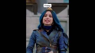 Weekdays feel like funny viral descendants shorts [upl. by Barna]