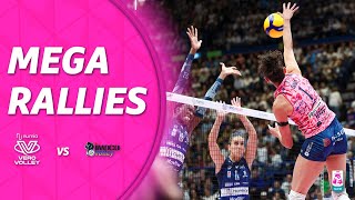 MEGA RALLIES of the match Milano  Conegliano  Lega Volley Femminile 202425 [upl. by Adnaval]