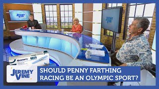 Should penny farthing racing be an Olympic sport Feat Robert Torto  Jeremy Vine [upl. by Erialc584]