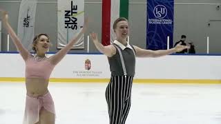 Yuka ORIHARAJuho PIRINEN FIN FD  Budapest Trophy 2024 [upl. by Xymenes910]