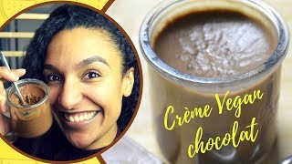 Crème vegan au chocolat cuisson vapeur au Cookéo [upl. by Barthel]