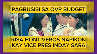 RISA HONTIVEROS NAPIKON KAY SARA SA MGA SAGOT NITO  PAREHONG NAGTARAY masterkalog [upl. by Akena]