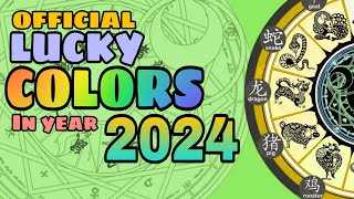 LUCKY COLOR IN 2024  Swerteng kulay sa 2024 at YEAR OF THE WOOD DRAGON Philippines [upl. by Jenkins]