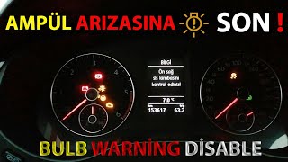 GOLF MK6 Ampul Arızasını Kapatma  Led Ampül Kodlama  Dünyada İlk  bulb warning disable [upl. by Sadnac]