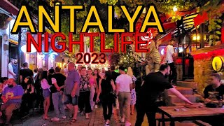 ANTALYA TURKEY NIGHTLIFE 2023 Drinks Prices Restaurants Menus Taxi Prices [upl. by Intyre]