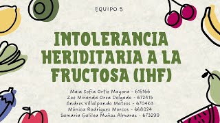 Intolerancia hereditaria a la fructosa IHF MZAMS [upl. by Favian]