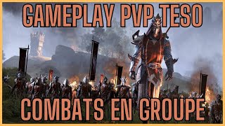 TESO Affrontements PVP en groupe 1  Gameplay FR  Sorcier Magie [upl. by Haimaj]