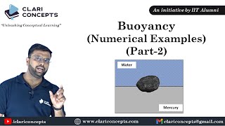 Numerical examples on Buoyancy Phenomenon Part2 Hindi [upl. by Itraa892]