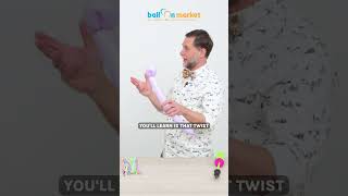 How to Make a Simple Balloon Dog  Balloon Basics [upl. by Adlare]