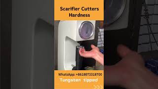 How to test the hardness of your scarifier TCT carbide cutters scarifiers surfaceprep [upl. by Urbani]