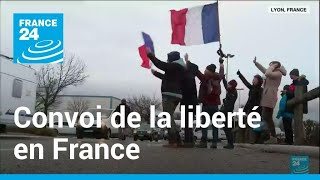 Convois antimesures sanitaires  les manifestants en route vers Paris malgré linterdiction [upl. by Nivlem]