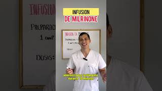 Infusión de MILRINONE 💉 shorts gescons [upl. by Takara535]