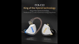 CCA C12 12 Drivers Earphone Unboxing amp First Impressions [upl. by Patricio859]