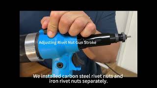 Introduction of Rivmate A912 Pneumatic Rivet Nut Gun [upl. by Dash]