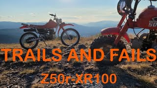 Honda Z50 Trails and Fails [upl. by Gisele27]