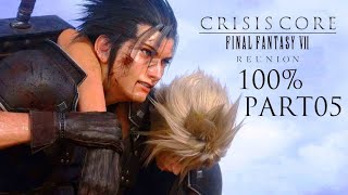 Crisis Core Final Fantasy VII Reunion 100 Walkthrough Gameplay Part 5 [upl. by Nosnek]