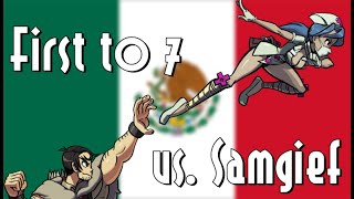 Getting Grabbed by Beowulf Again  FT7 vs Samgief  Skullgirls 2nd Encore [upl. by Lyrpa96]