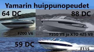 Yamarin 59 DC 64 DC ja 88 DC huippunopeudet [upl. by Alba]