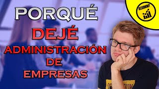 ADMINISTRACION DE EMPRESAS💰 Mi Experiencia al estudiar ADE [upl. by Imekawulo538]