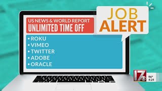 Job Alert Jobs with unlimited time off [upl. by Daron]