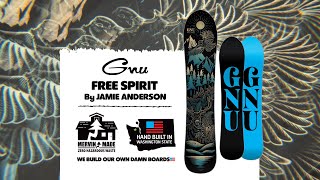 FREE SPIRIT  20242025 GNU SNOWBOARD [upl. by Harbert77]