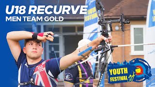 Under 18 Recurve Men Team Gold  Youth Festival 2024 [upl. by Ennalorac]