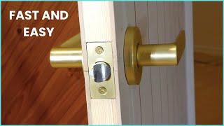 Door Frame Door And Lock Instructional  Step By Step Guide [upl. by Wulfe]