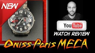 WatchGang Wheel of Watches  Oniss Paris Meca Watch Review [upl. by Ahsekat343]