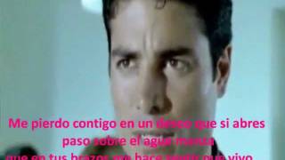 Chayanne  Me Pierdo Contigo Con Letra [upl. by Llerdnod478]