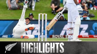 NZ Set 132 To Win  HIGHLIGHTS  BLACKCAPS v India  2nd Test  Day 3 2020 [upl. by Ianahs]