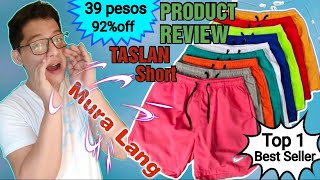 ✅ Product Review  TASLAN short top 1 Best seller in shopee 92 off 39php only [upl. by Meletius]