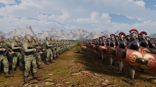 Can 60000 Roman soldiers defeat 20000 WWII American soldiers [upl. by Nywg]