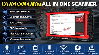 KINGBOLEN K7 OBD2 Scanner Review  2024 Bidirectional Scan Tool [upl. by Alicea]