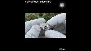 Unbelievable Silver Band Ring Design Would You Wear This spkyoutuber jewellery [upl. by Eilhsa]