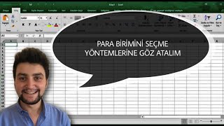 EXCELDE PARA BİRİMİ SEÇME YÖNTEMLERİ 41 [upl. by Narok]