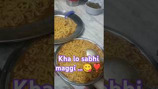 Maggie recipe 😋❣️🤌maggirecipe youtubeshort shorts shikhathisside14 minivlog shortvideo short [upl. by Entirb]