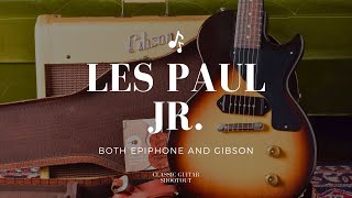 Epiphone vs Gibson Les Paul Junior Whats the Difference [upl. by Nosydam]