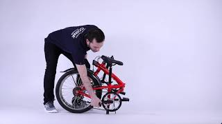 How to Fold and Unfold TILT 120 FOLDING BIKE [upl. by Madora]