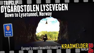 Øygardstølen Lysevegen ☆ Europes most beautiful roads by motorcycle ▲ Tripclip 7 [upl. by Minette685]