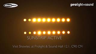 Meet us at PLS Showtec Sunstrip Active MKII Ordercode 30752 [upl. by Zap]