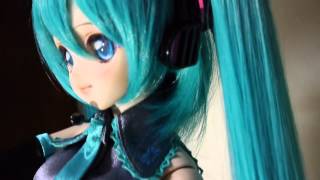 60センチドールに初音ミクの衣装を着せてみた2 Dollfie Dream miku hatsune [upl. by Iy]